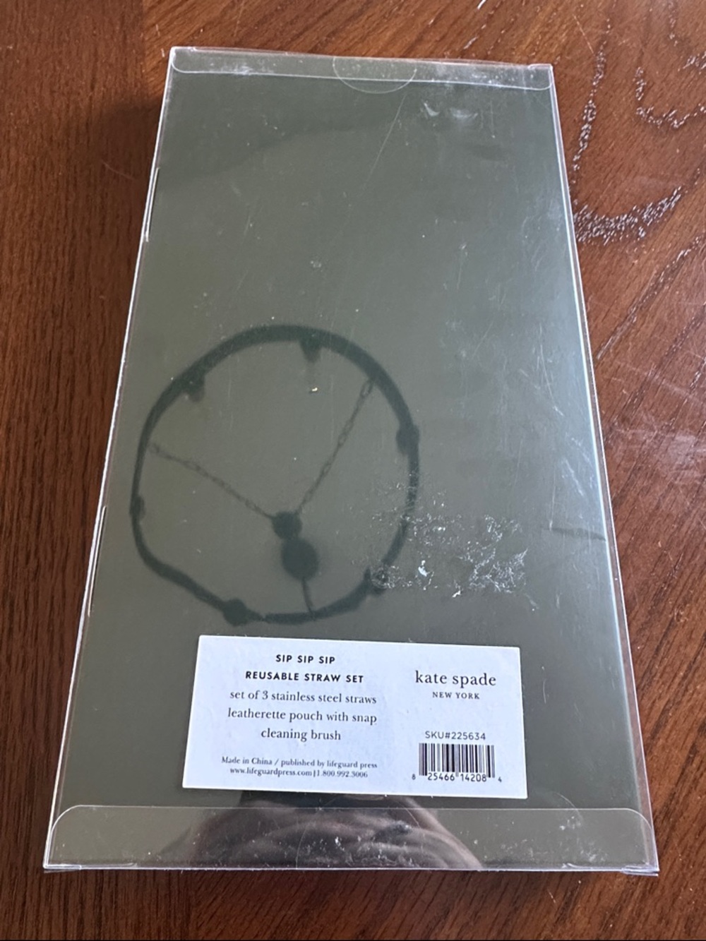 Kate Spade reusable straw set - Picture 2 of 2